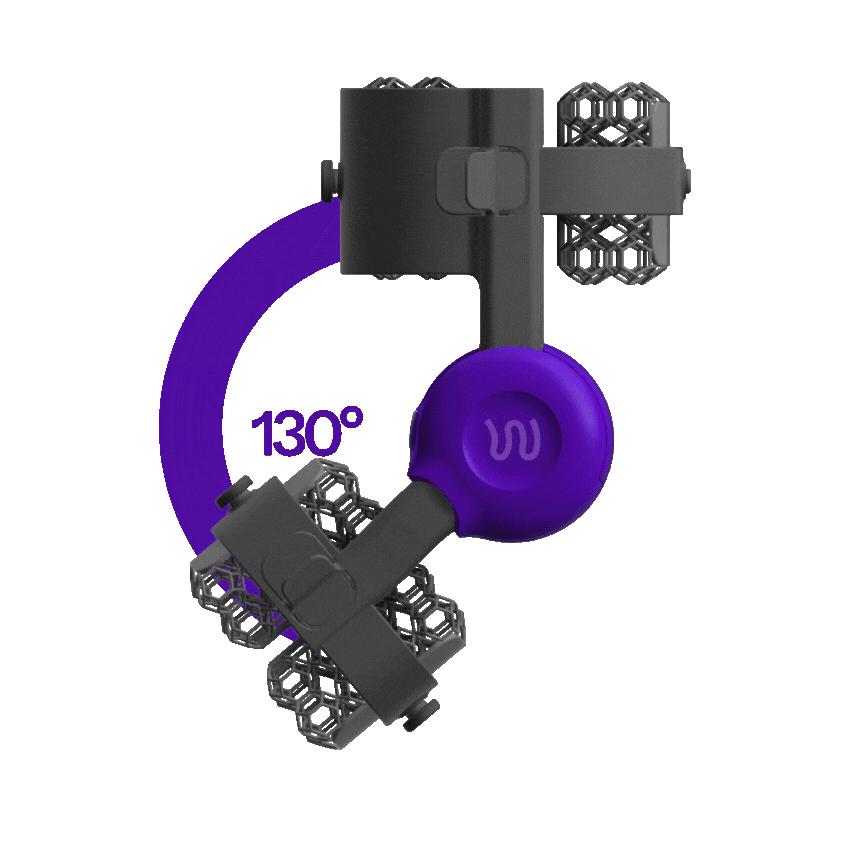wimba orthotics with different tokens that change the motion of the device