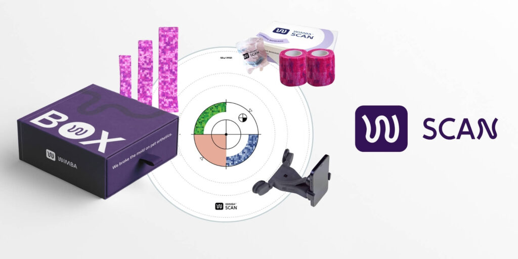 wimba scan for dog prosthetics ordering