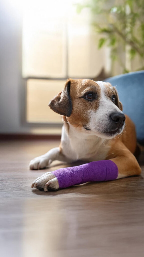 dog wrist injury