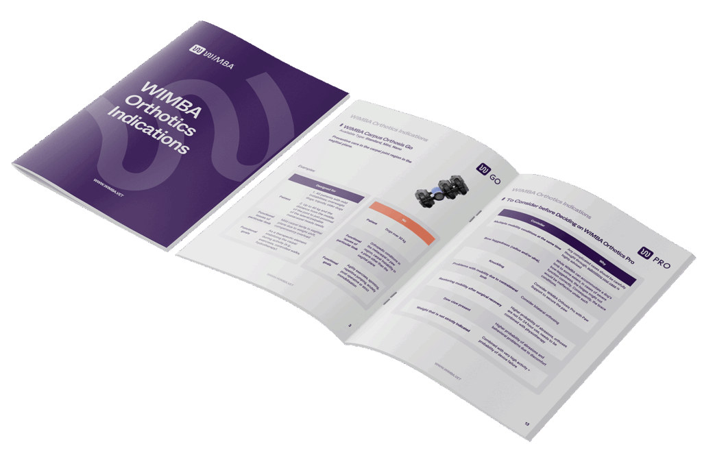 WIMBA Orthotics Indications